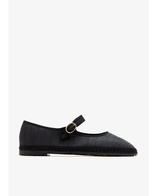 Flabelus White Edmond Mary Jane Shoes