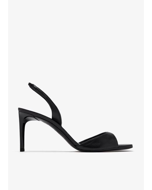 SCHUTZ SHOES Black Scarlett Slingback Sandals