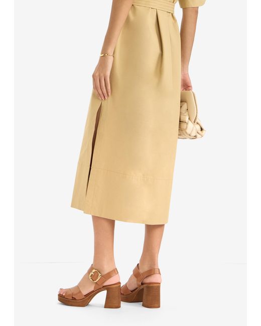 Luna Brown Ines Platform Sandals