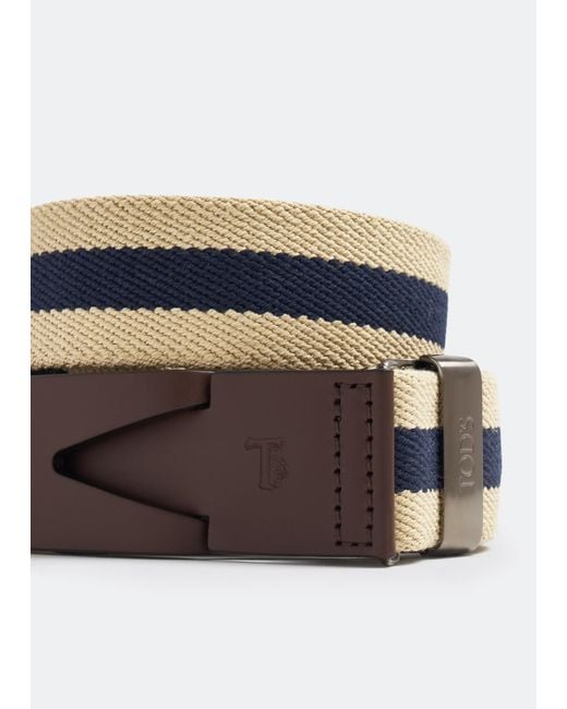 Tod's Natural Greca Belt for men