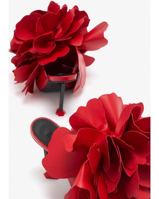 Givenchy Red Boudoir Mules