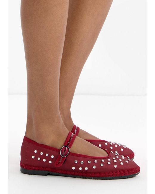 Flabelus Red Mae Ballerinas