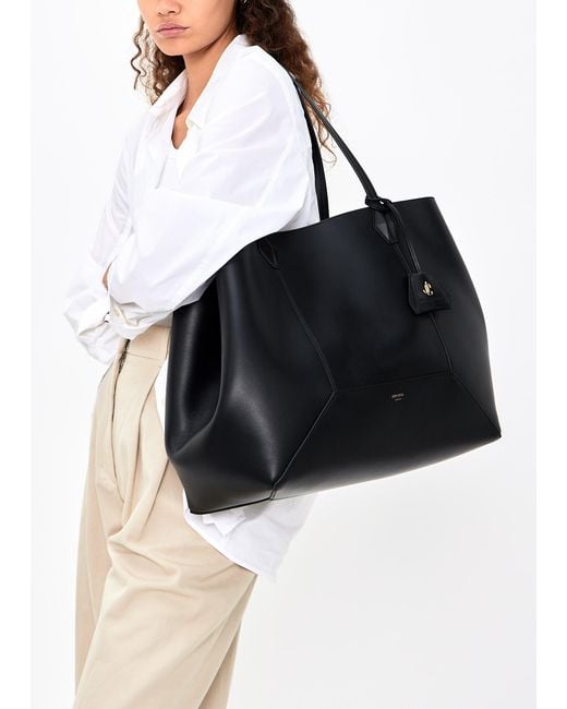 Jimmy Choo Black Diamond Large Tote Bag