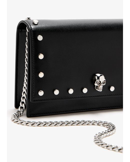 Alexander McQueen Black Small Skull Bag