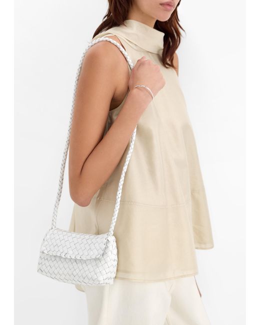 Loeffler Randall White Vinnie Crossbody Bag