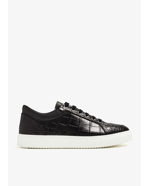 Faggioli Atelier Black Alghero Sneakers for men
