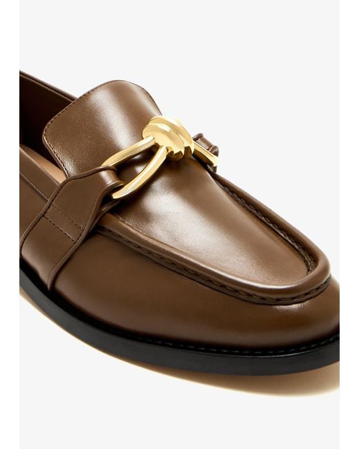 Bottega Veneta White Astaire Loafers