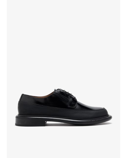 Givenchy Black Leather Derby Shoes