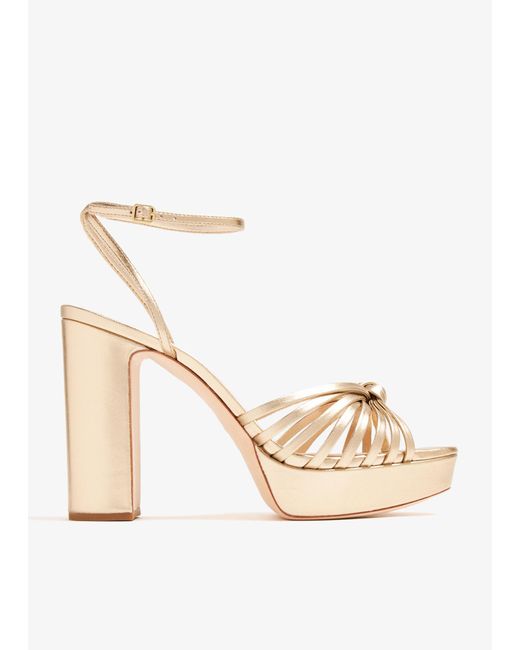 Loeffler Randall Natural Rivka Platform Sandals