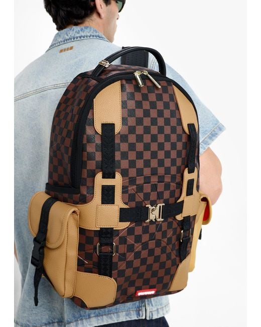 Sprayground Black Henny Harness Backpack for men
