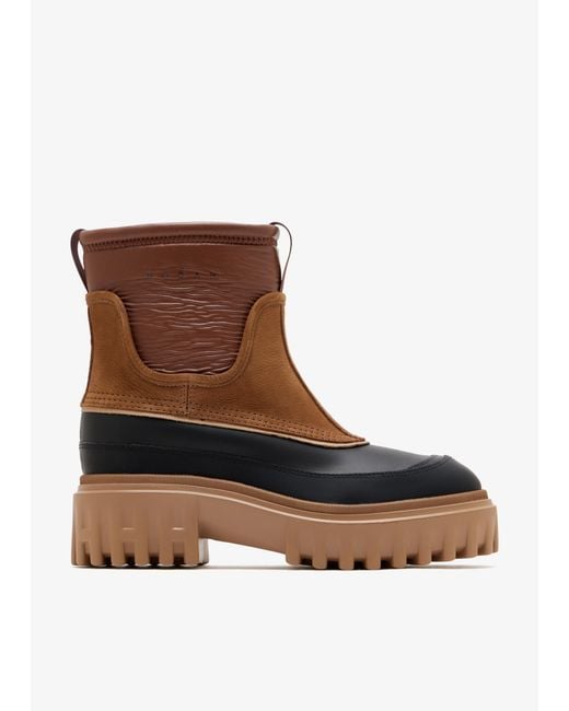 Hogan Brown H700 Boots