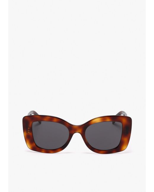 Céline Brown 3 Dots Cat Eye Sunglasses