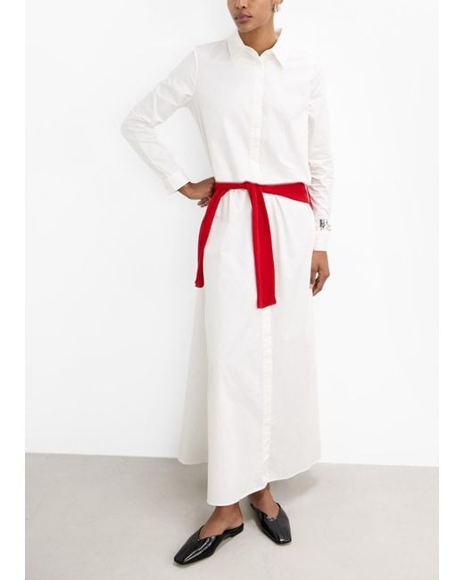 The Lline White Adelle Mules