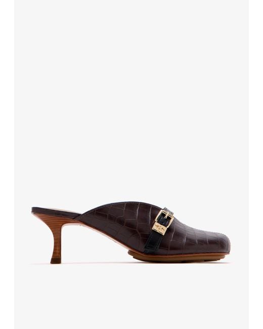 Ganni White Sue Mules