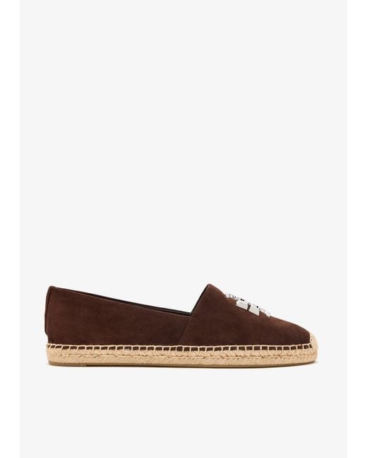 Tory Burch Brown Eleanor Espadrilles