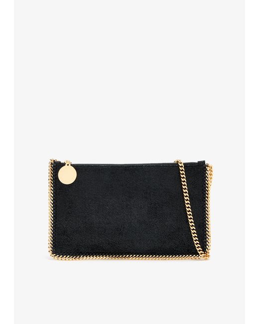 Stella McCartney Black Falabella Wallet Bag