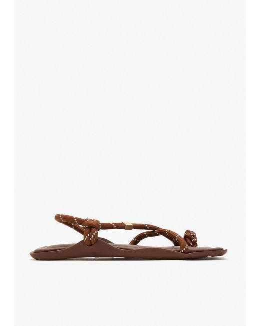 FLOWZE White Flò Square Sandals
