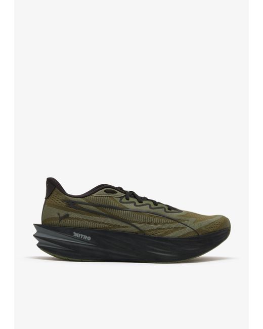 PUMA Green Deviate Pure Nitro Sneakers for men