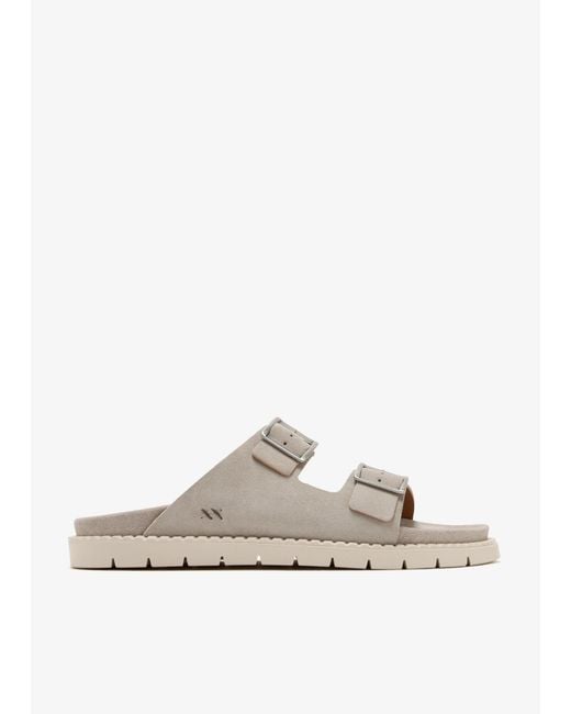 Forsa White Curtis Sandals for men