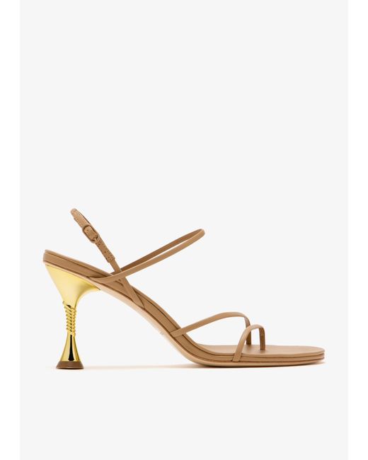 STUDIO AMELIA White Helix 90 Sandals