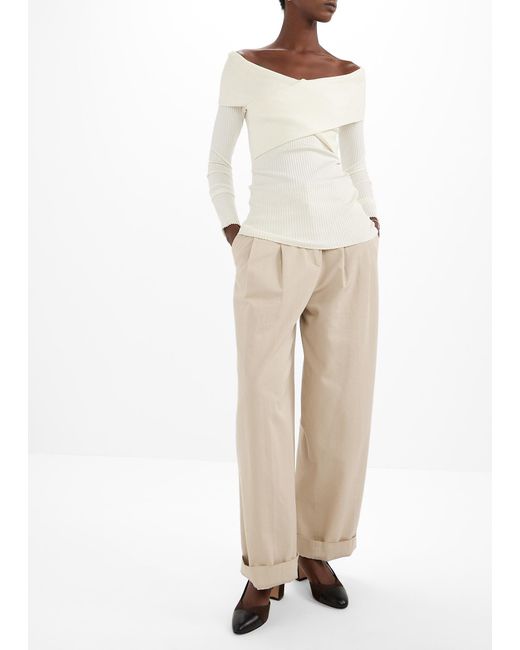 The Lline White Willow Pumps