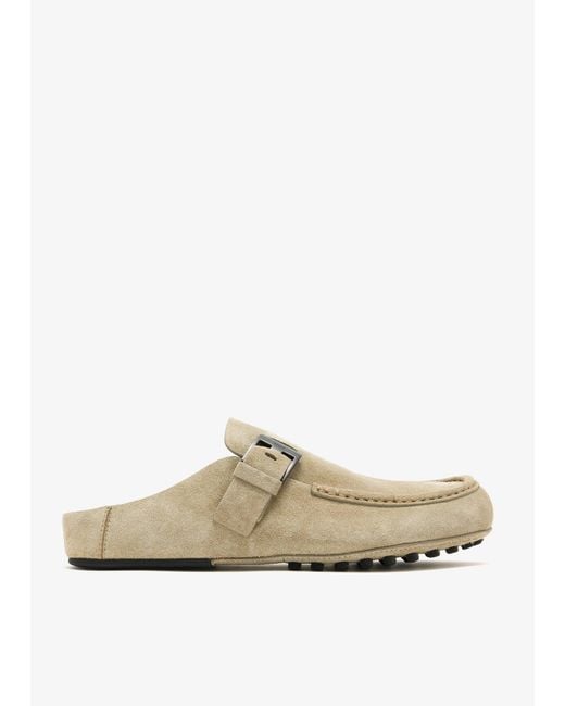Tod's White Suede Mules for men