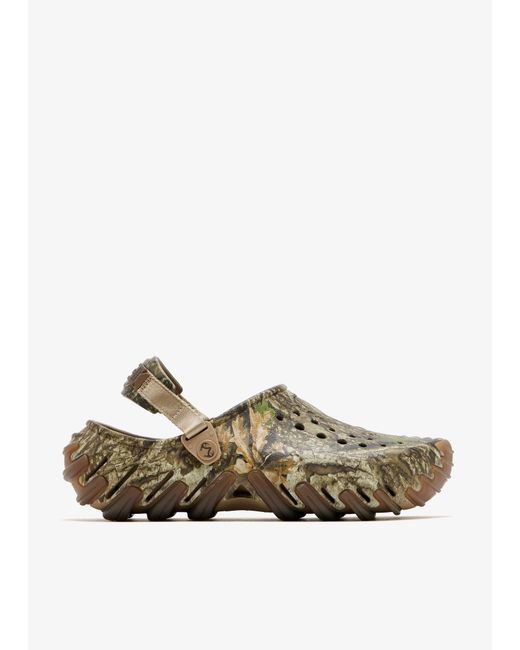 CROCSTM White X Realtree Apx Echo Ro Clogs for men