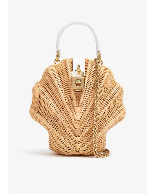 Dolce & Gabbana Natural Dolce Box Handbag