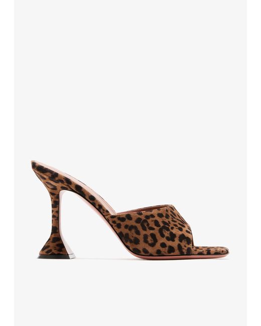 AMINA MUADDI Brown Lupita Mules