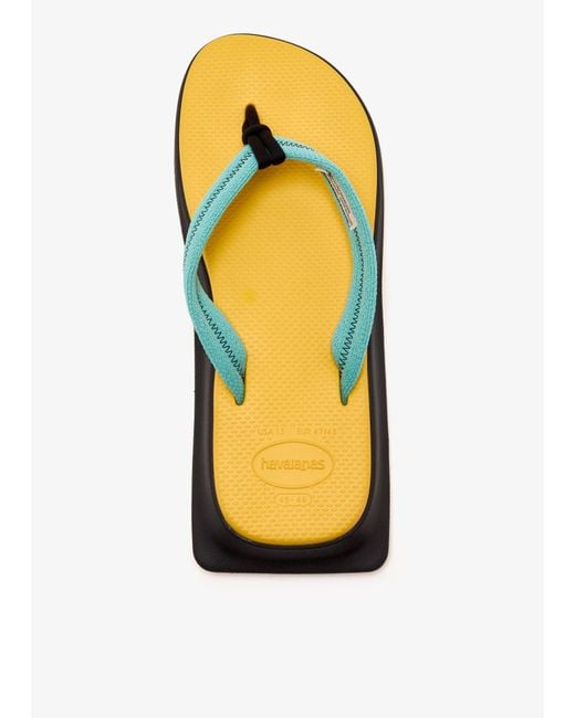 Havaianas Yellow Tradi Zori Flip Flops for men