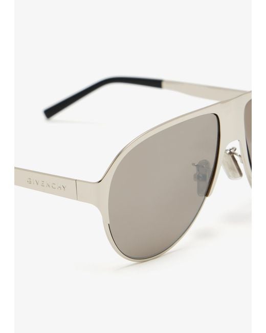 Givenchy White Bold Sunglasses