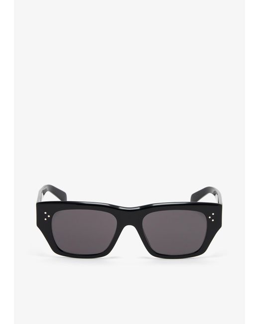 Céline Gray 3 Dots Hd Geometric Sunglasses for men