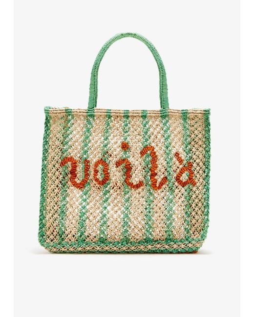 The Jacksons Green Voilà Tote Bag