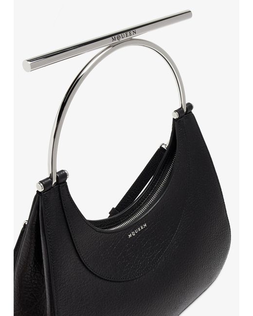 Alexander McQueen Black T-Bar Bag
