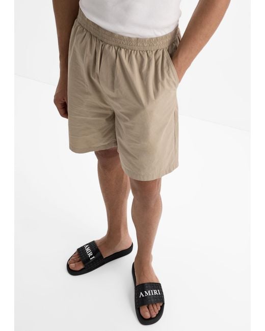 Amiri White Ma Quad Pool Slides for men