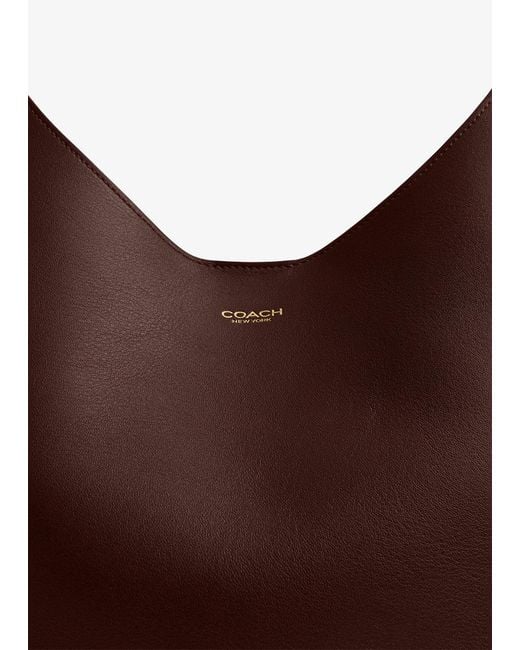 COACH Brown Brooklyn 34 Shoulder Bag