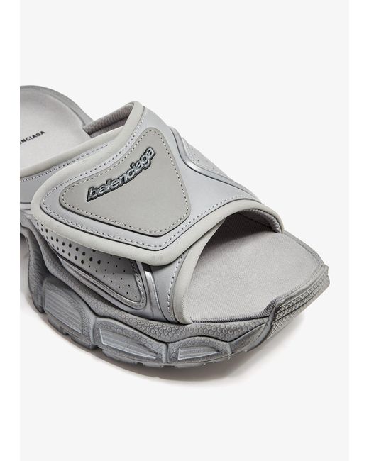 Balenciaga White 3Xl Slide Sandals for men