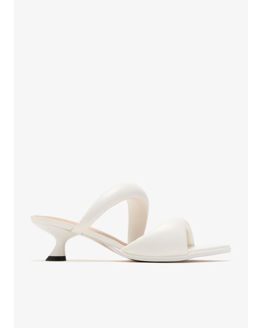 JW PEI White Sara Mules