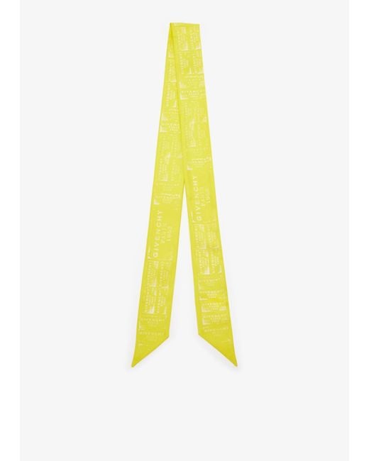 Givenchy Yellow Stamp Bandeau