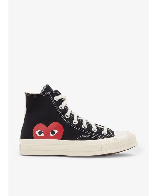 Comme des Garçons White Play Converse Chuck Taylor