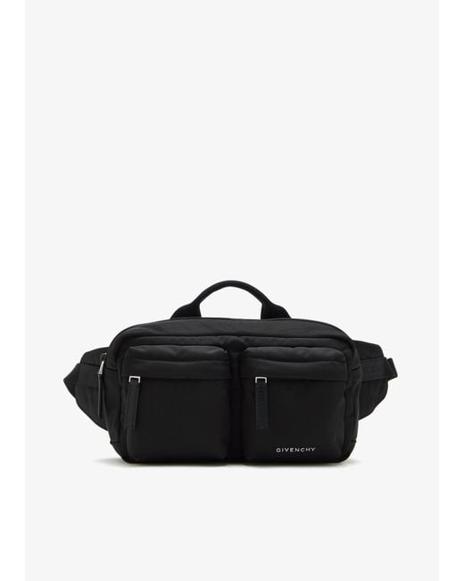 Givenchy Black Essential U Belt Bag for men