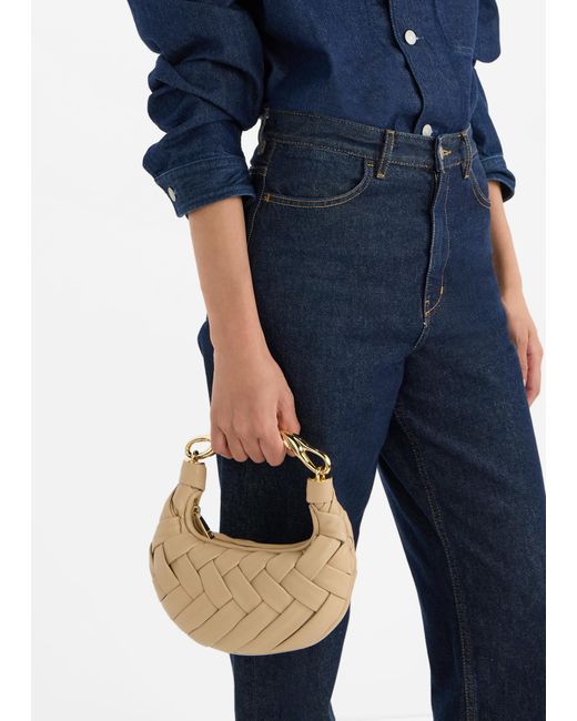 JW PEI White Orla Weave Handbag