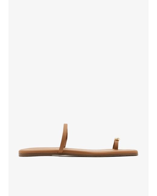 TKEES White Colette Sandals