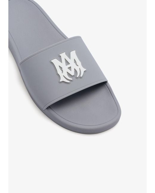 Amiri White Ma Pool Slides for men