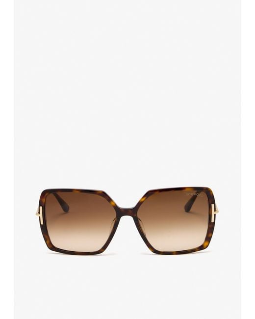 Tom Ford Natural Square Sunglasses