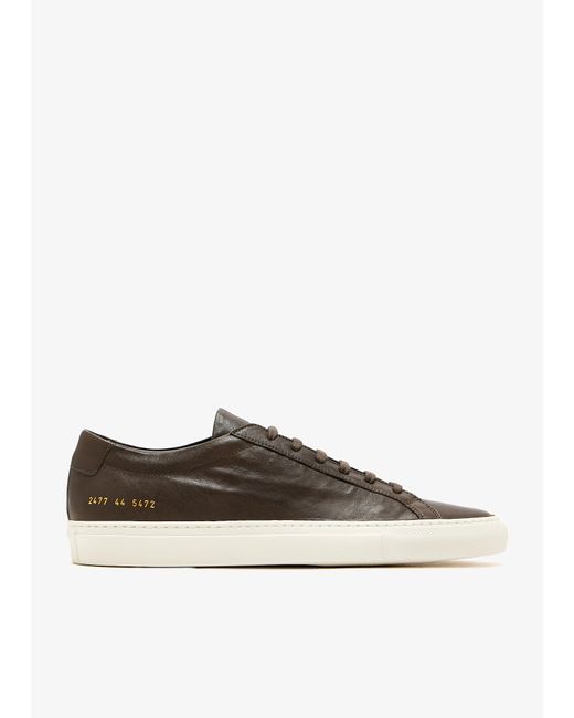 Common Projects Brown Summer Achilles Sneakers for men