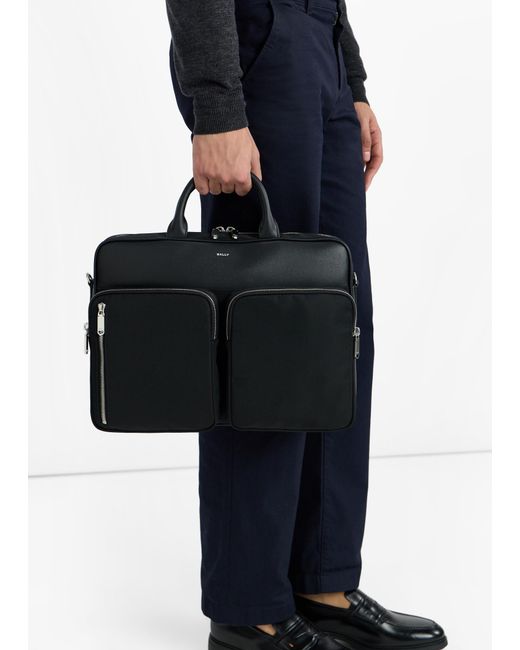 Bally Black Vogel Briefcase for men