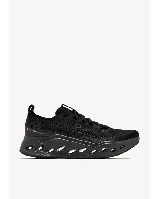 On Shoes Black Cloudsurfer Max Sneakers for men