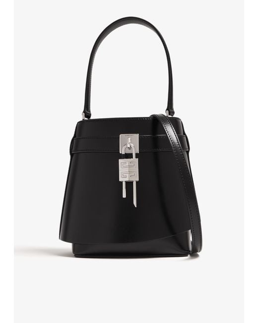 Givenchy Black Shark Lock Bucket Bag