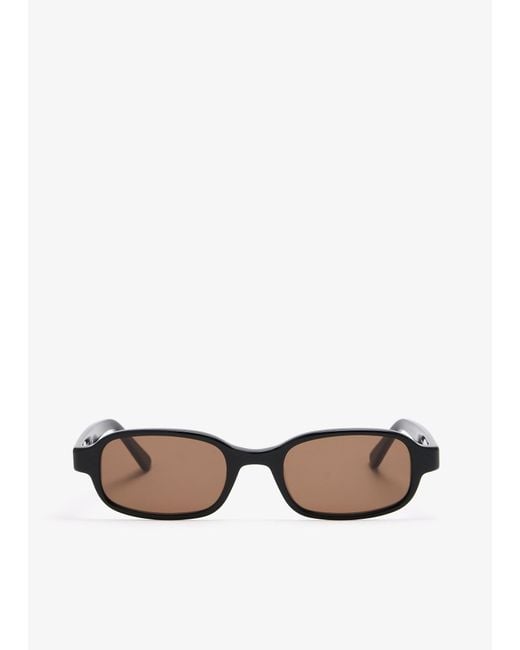 DMY White Margot Sunglasses